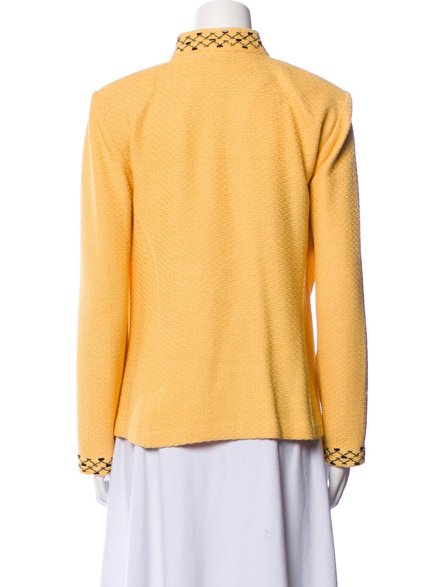 Wool Tweed Pattern Jacket