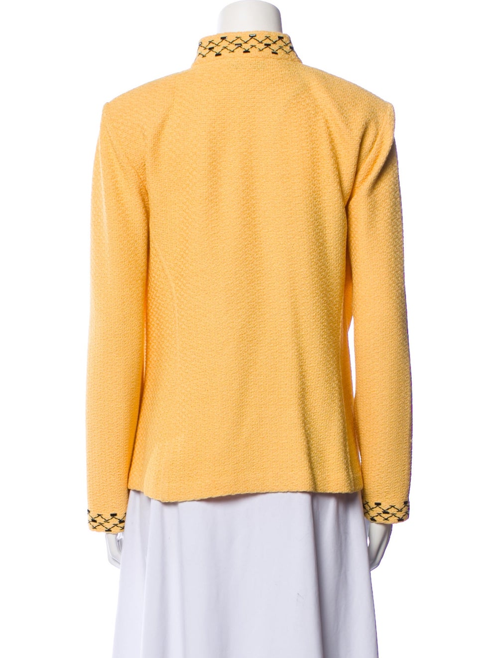 St. John Wool Tweed Pattern Jacket - image 3