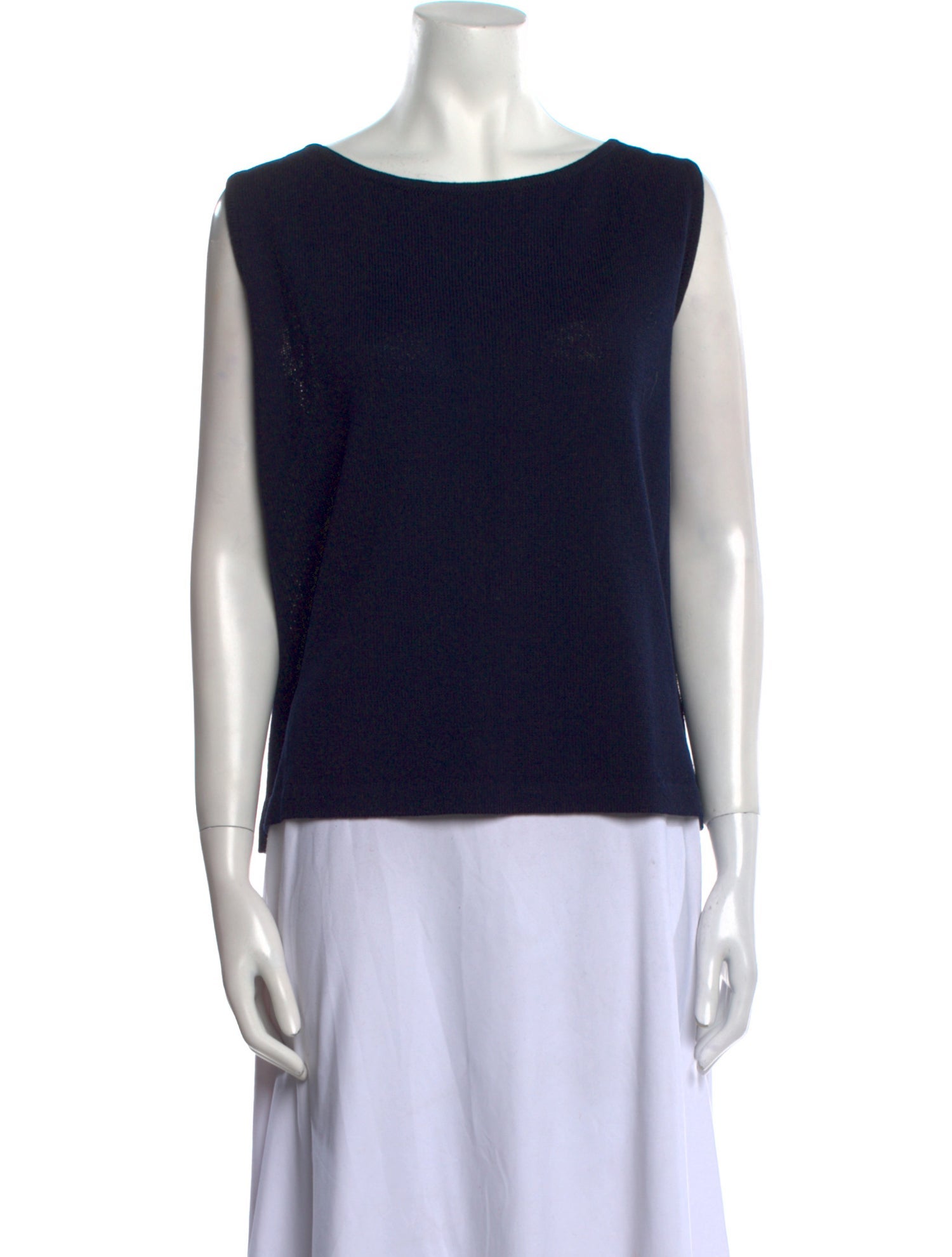 St. John Wool Bateau Neckline Top