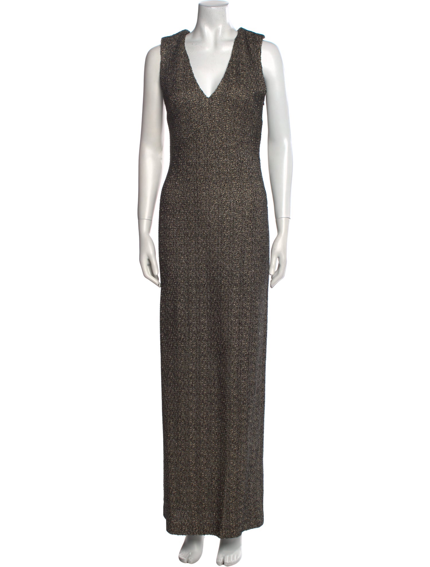 St. John Printed Long Dress