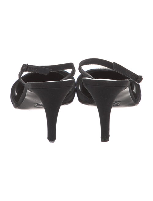 St. John Mesh Accents Slingback Pumps