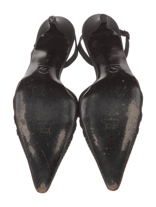 St. John Mesh Accents Slingback Pumps