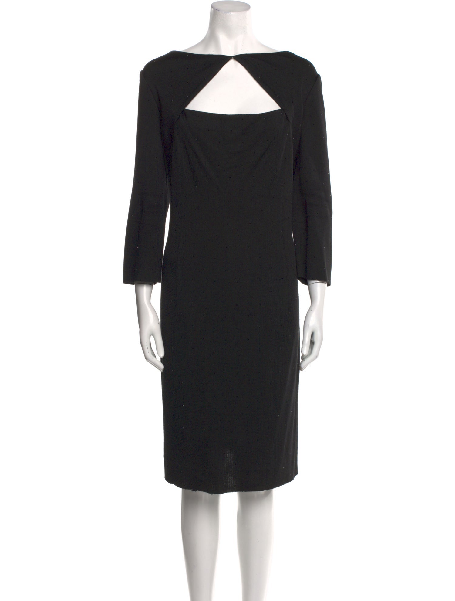 St. John Wool Knee-Length Dress