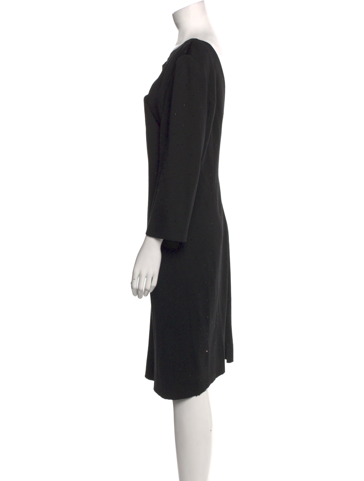St. John Wool Knee-Length Dress