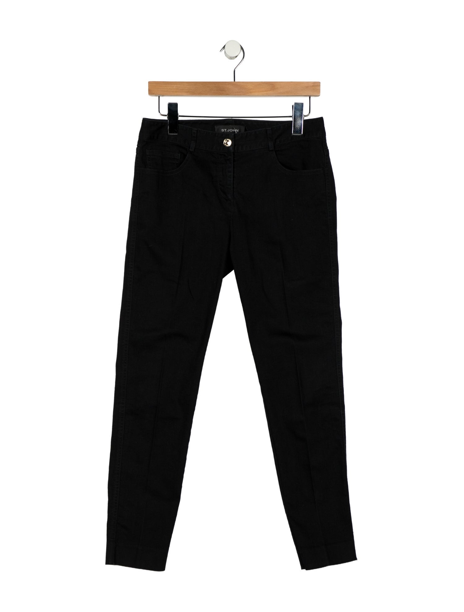 St. John Mid-Rise Skinny Leg Jeans