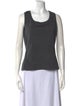 St. John Wool Scoop Neck Top