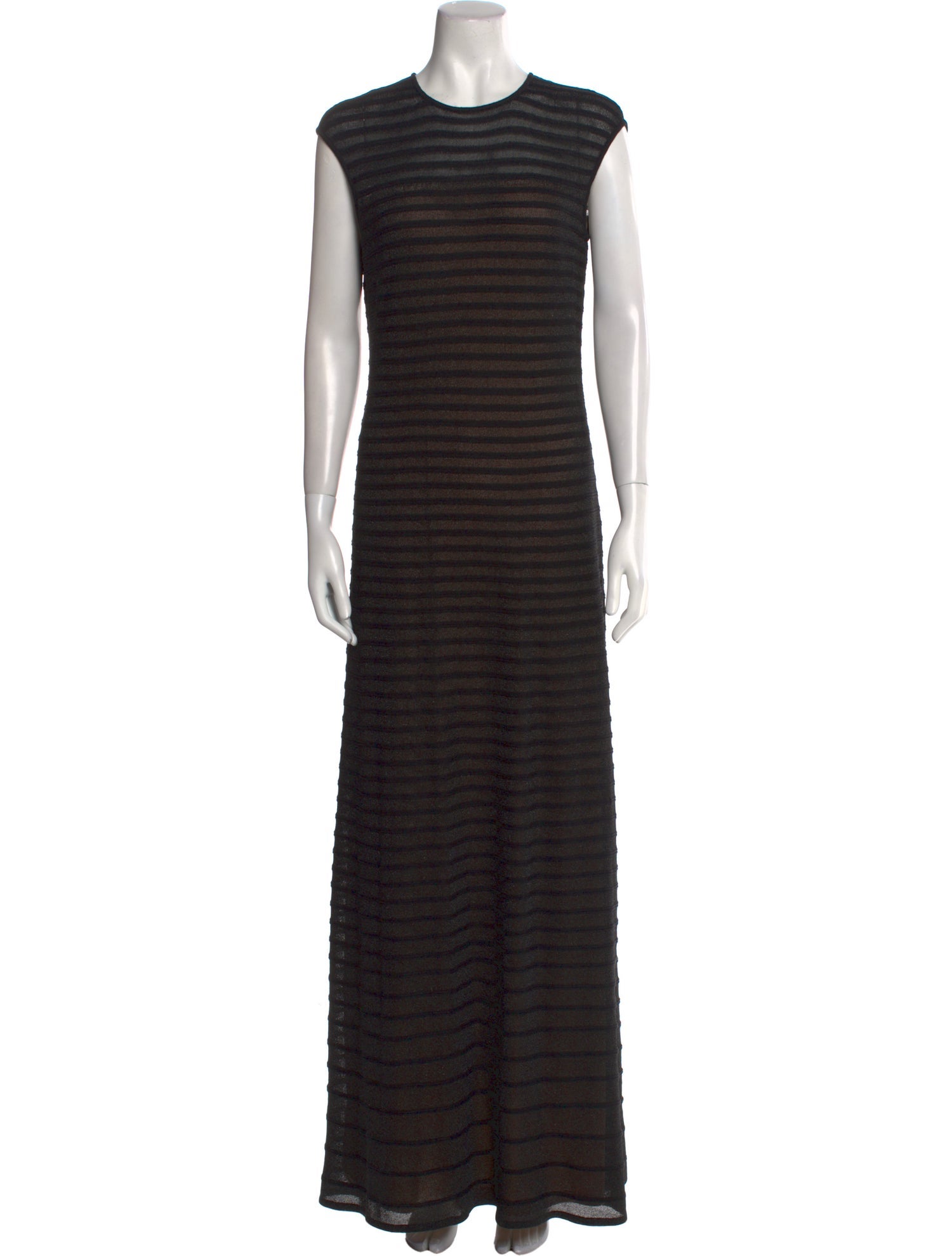 St. John Crew Neck Long Dress