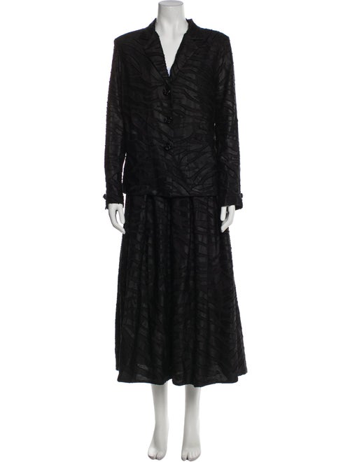 St. John Ruffle Embellishment Skirt Set