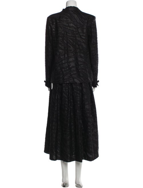 St. John Ruffle Embellishment Skirt Set