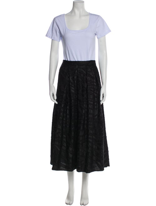 St. John Ruffle Embellishment Skirt Set