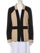 St. John Colorblock Pattern Blazer