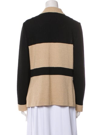 St. John Colorblock Pattern Blazer