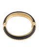 St. John Enamel Hinged Bangle Bracelet