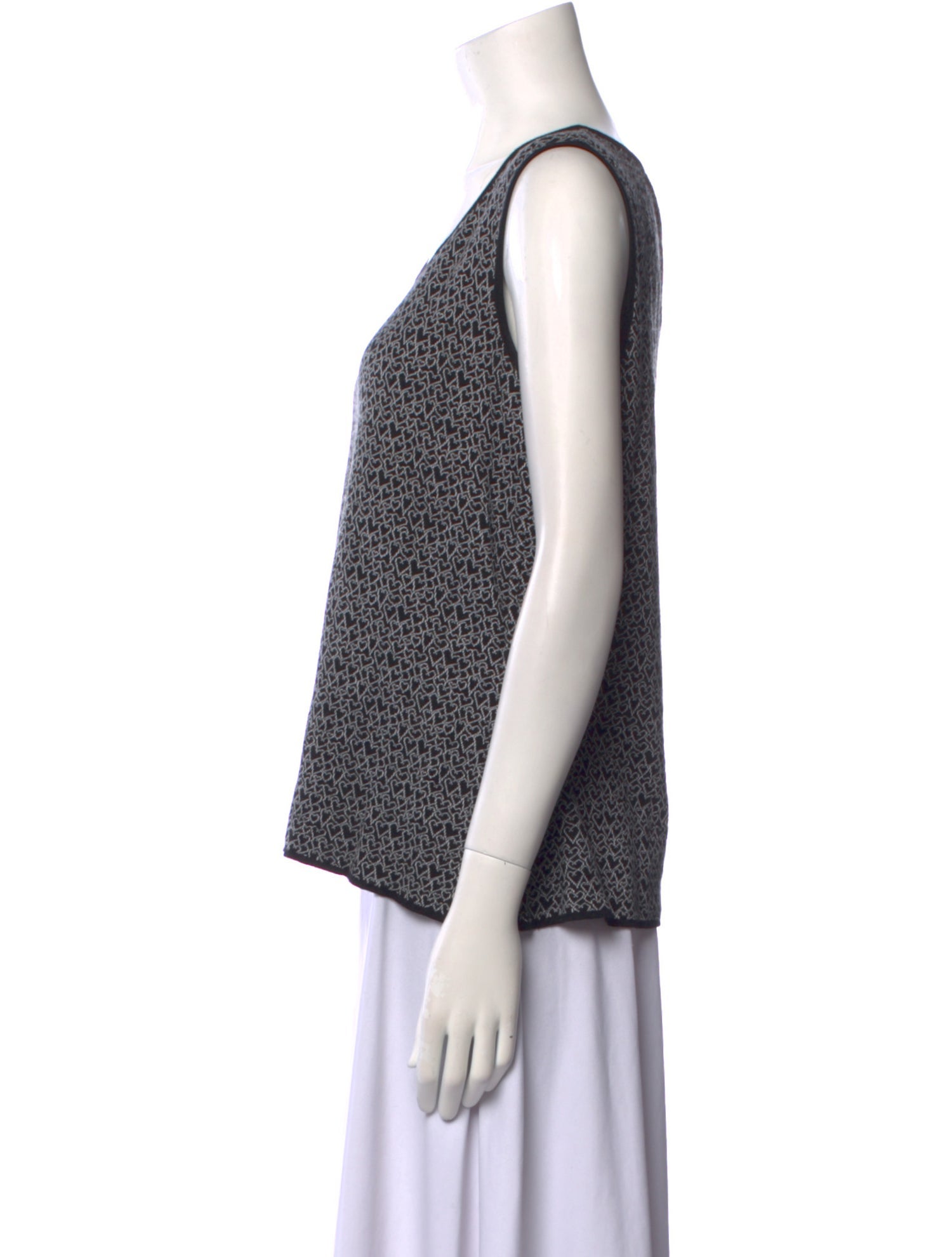 St. John Scoop Neck Sweater