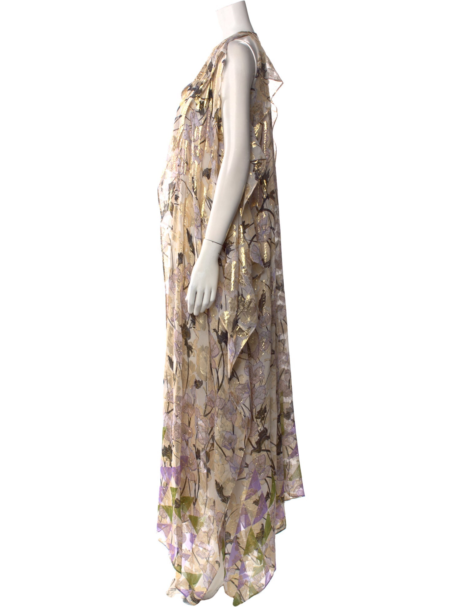 St. John Silk Long Dress