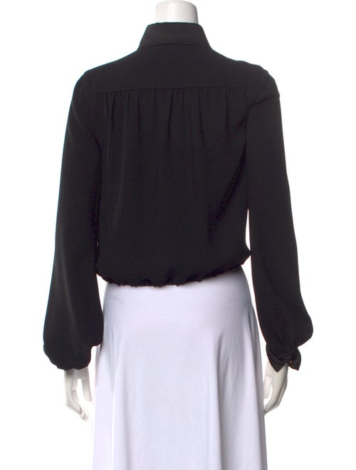 St. John Long Sleeve Button-Up Top