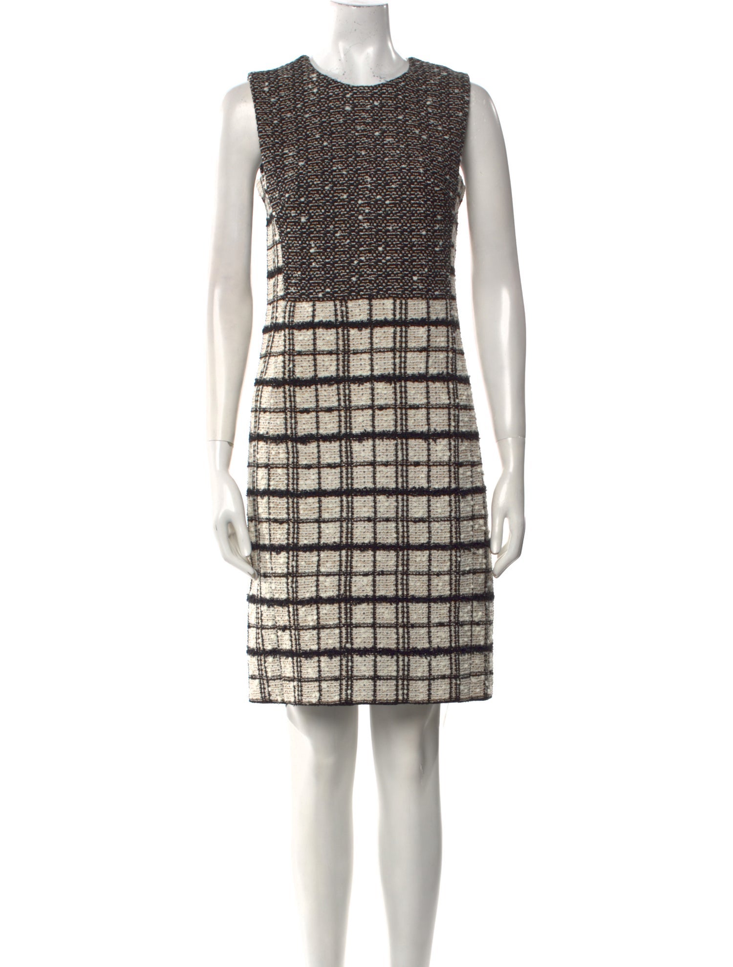 St. John Printed Knee-Length Dress