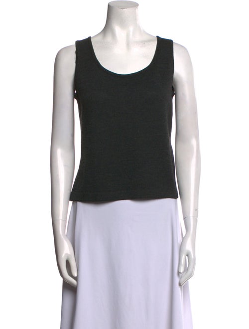 St. John Wool Scoop Neck Top