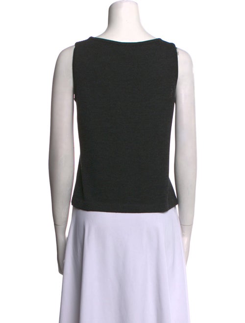 St. John Wool Scoop Neck Top