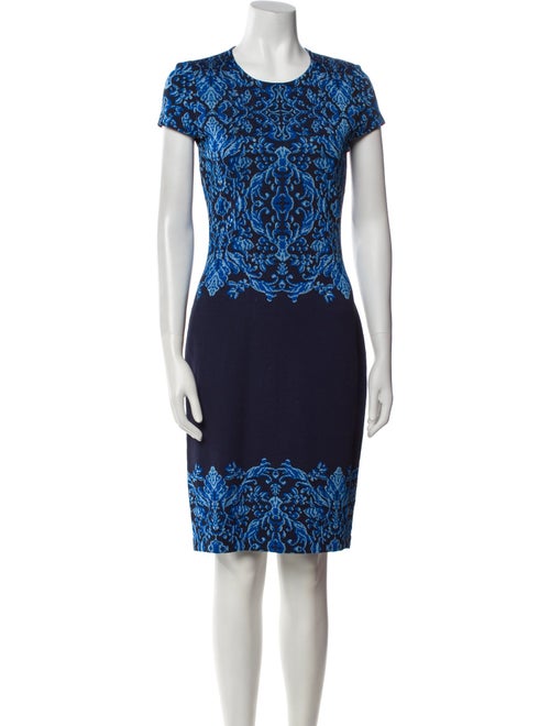 St. John Graphic Print Dress Set
