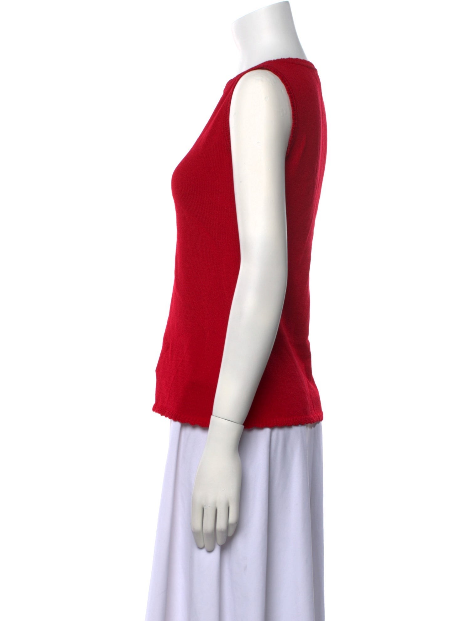 St. John Wool Bateau Neckline Top