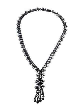 St. John Crystal Lavalier Necklace