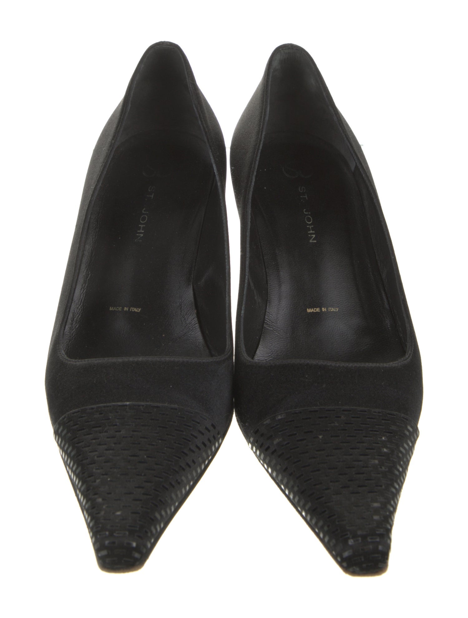 St. John Satin Pumps
