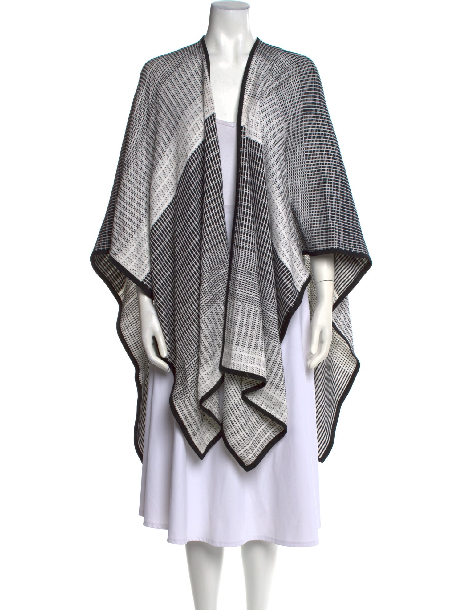 St. John Striped V-Neck Sweater