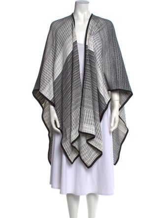 St. John Striped V-Neck Sweater