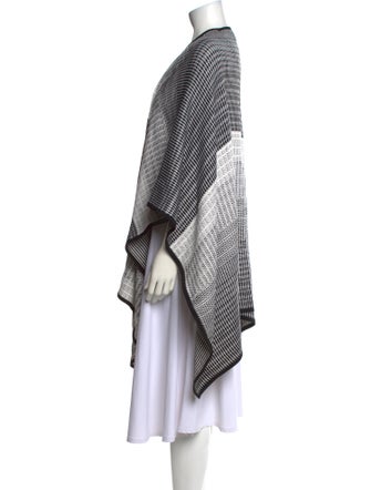 St. John Striped V-Neck Sweater