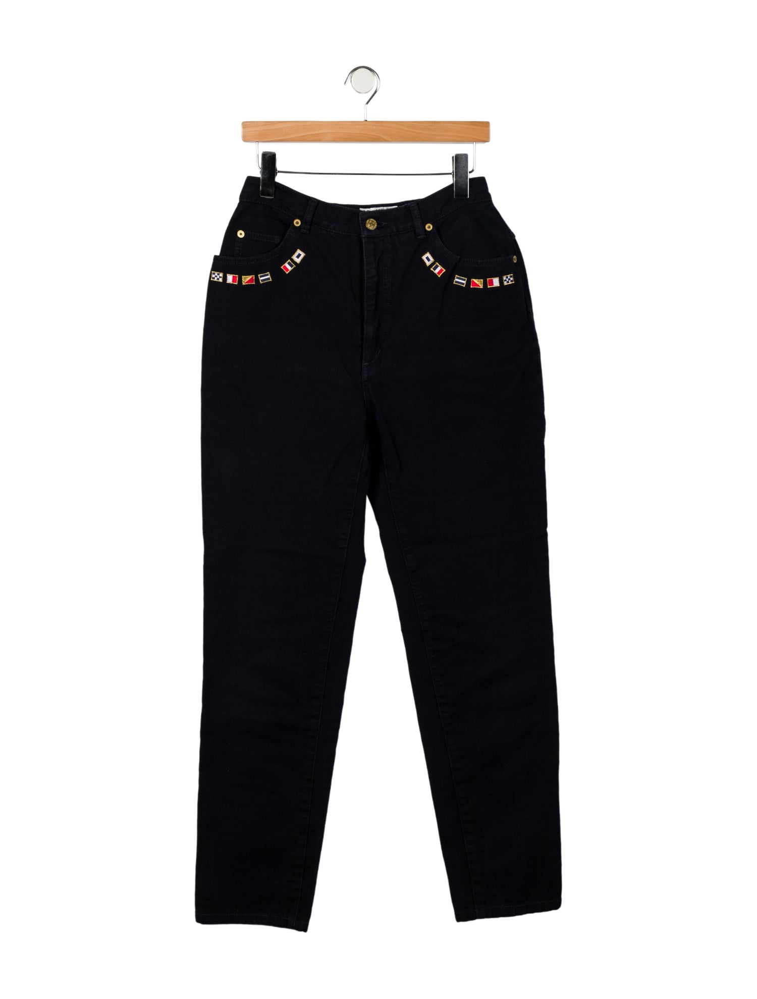 St. John High-Rise Straight Leg Jeans