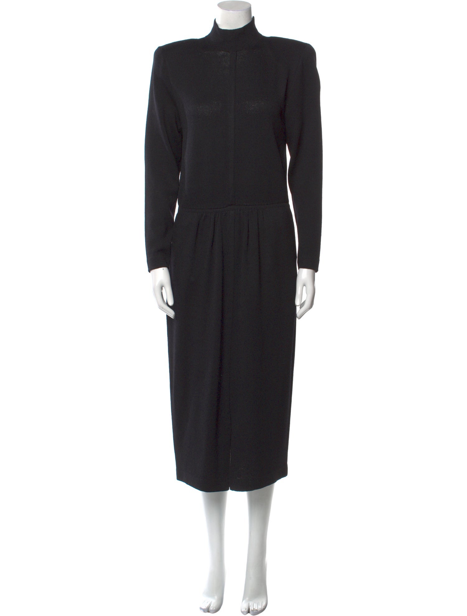 St. John Turtleneck Long Dress