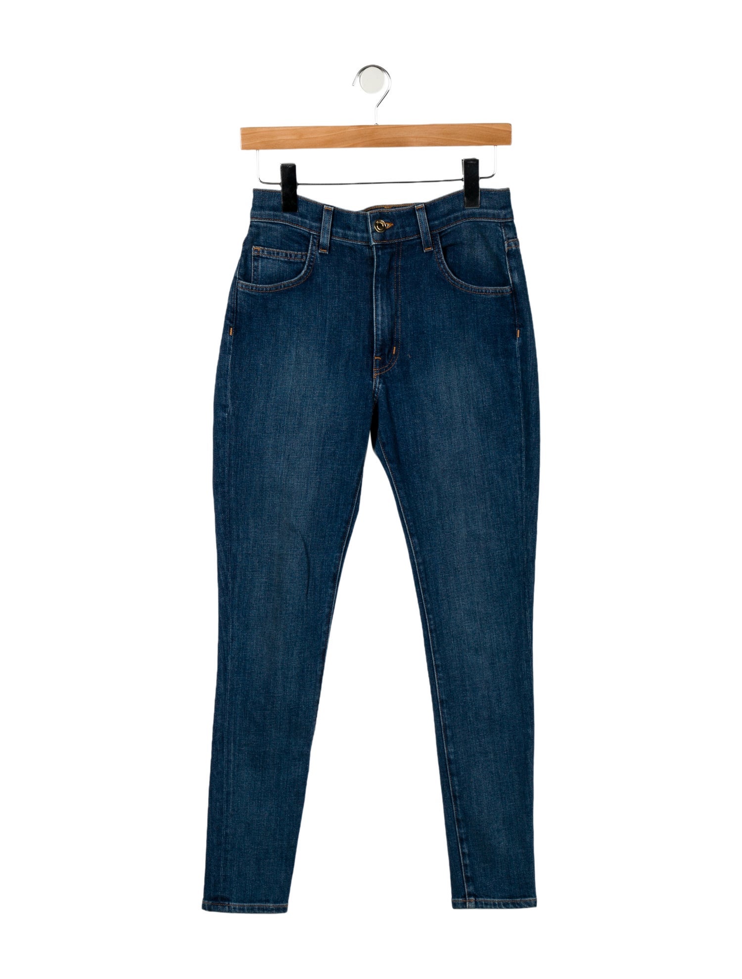 St. John Mid-Rise Skinny Leg Jeans