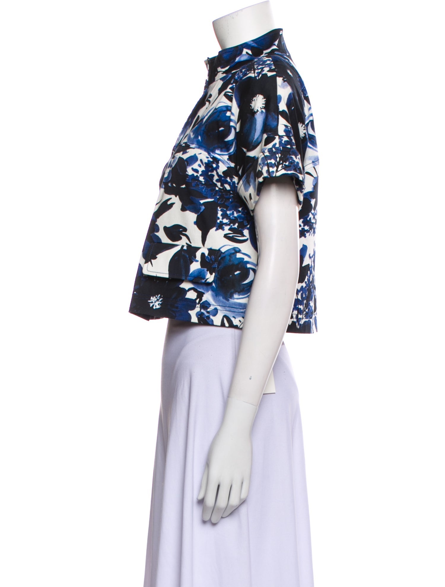 St. John Floral Print Jacket