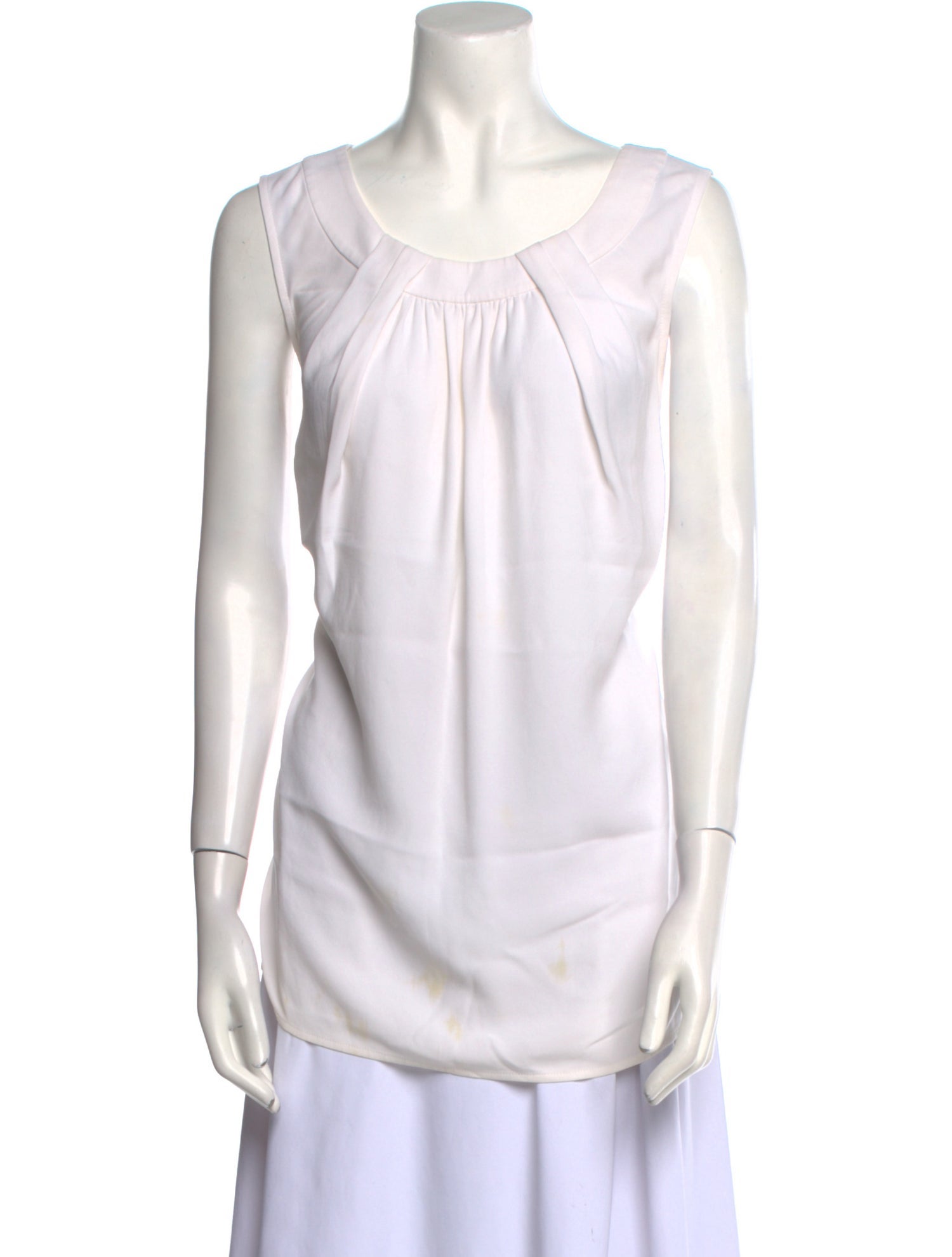 St. John Scoop Neck Sleeveless Tunic