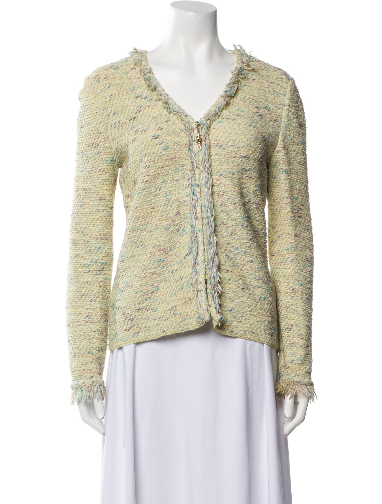 St. John Sport Tweed Pattern Jacket