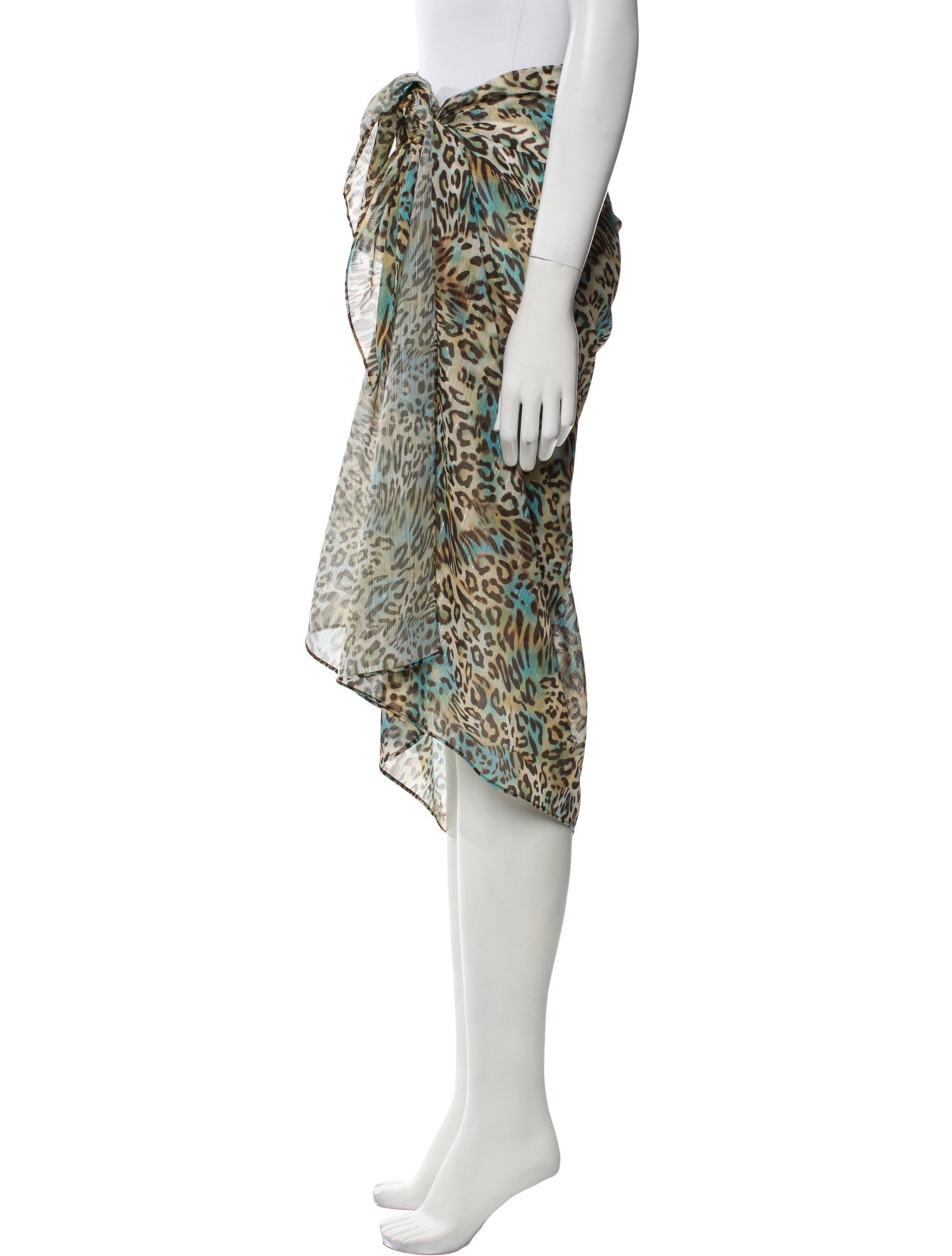 St. John Animal Print Cover-Up