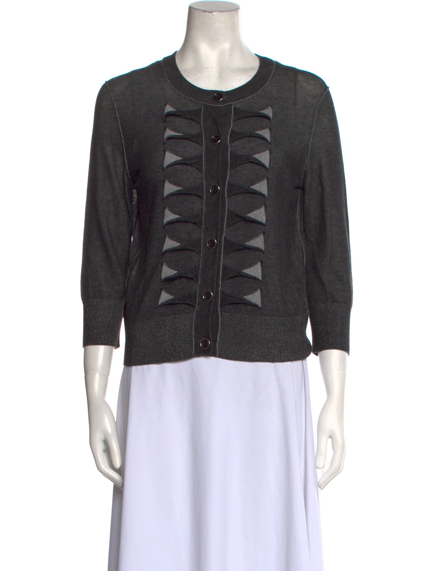 St. John Scoop Neck Sweater