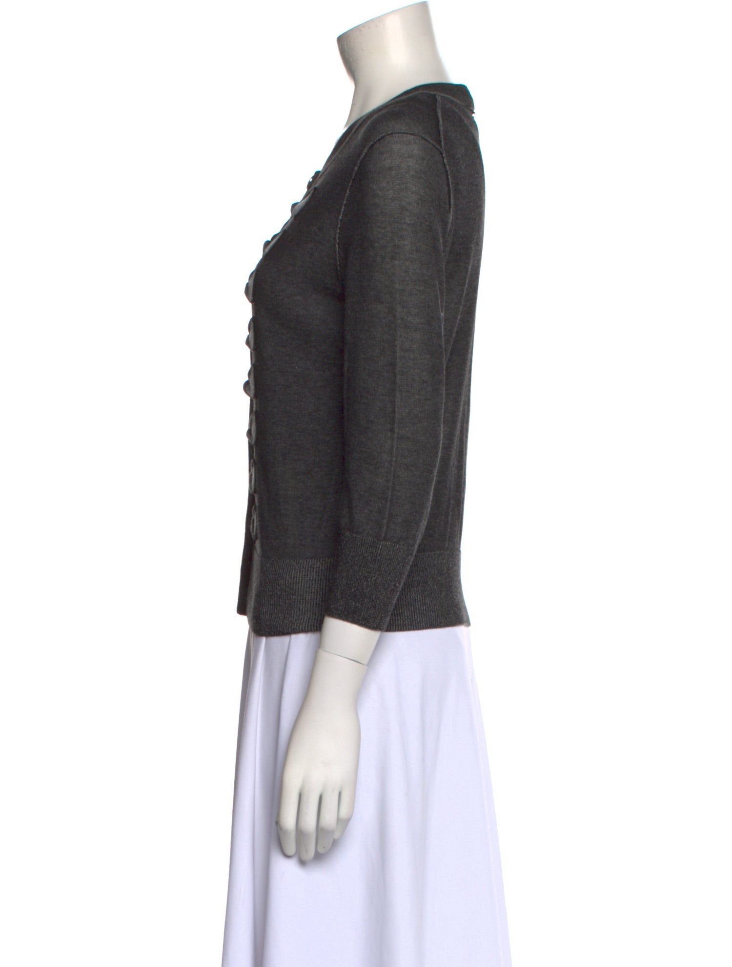 St. John Scoop Neck Sweater