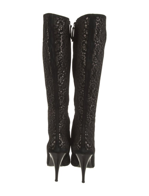 St. John Suede Printed Boots