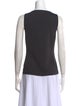 St. John Scoop Neck Sleeveless Top