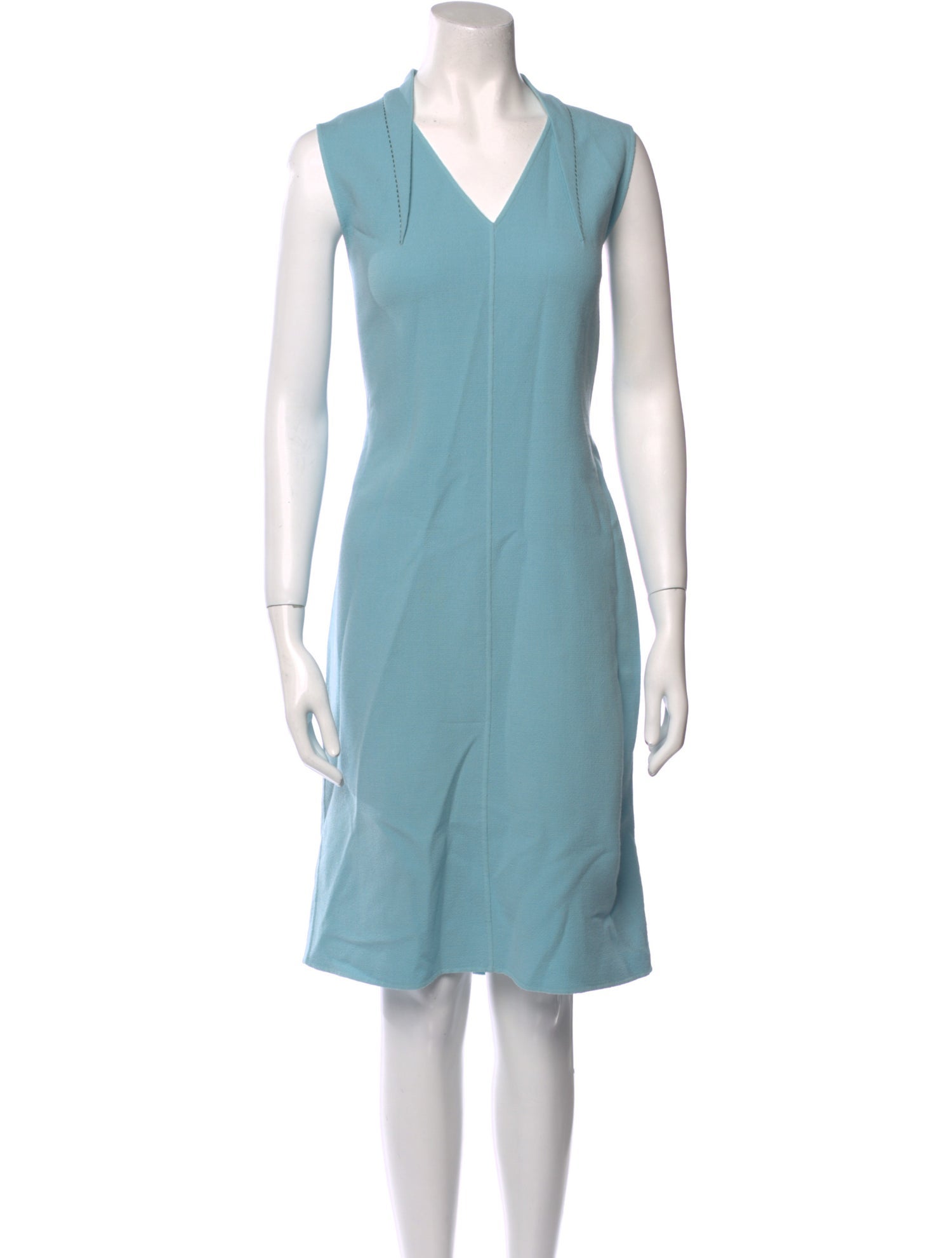 St. John Wool Midi Length Dress