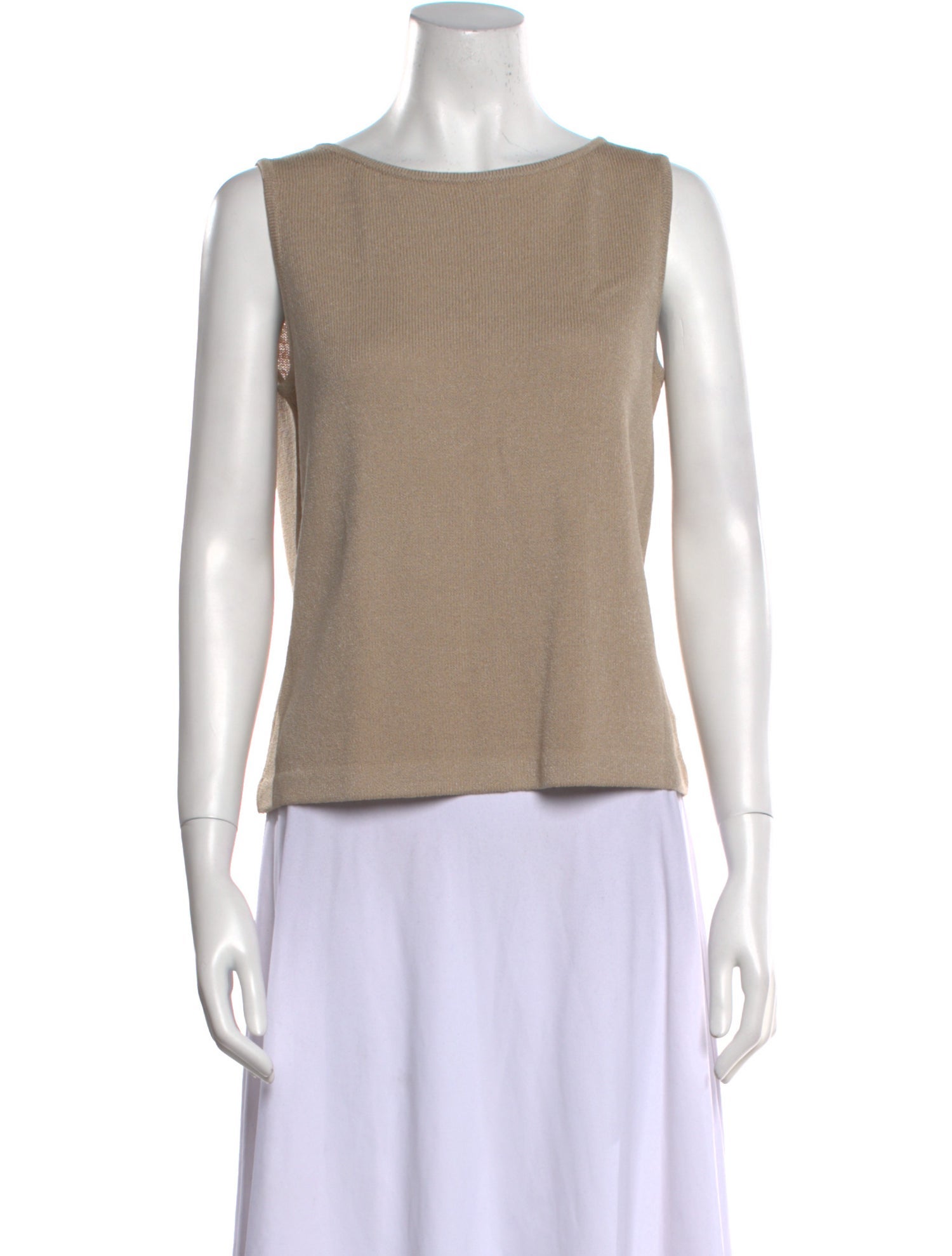 St. John Wool Bateau Neckline Top