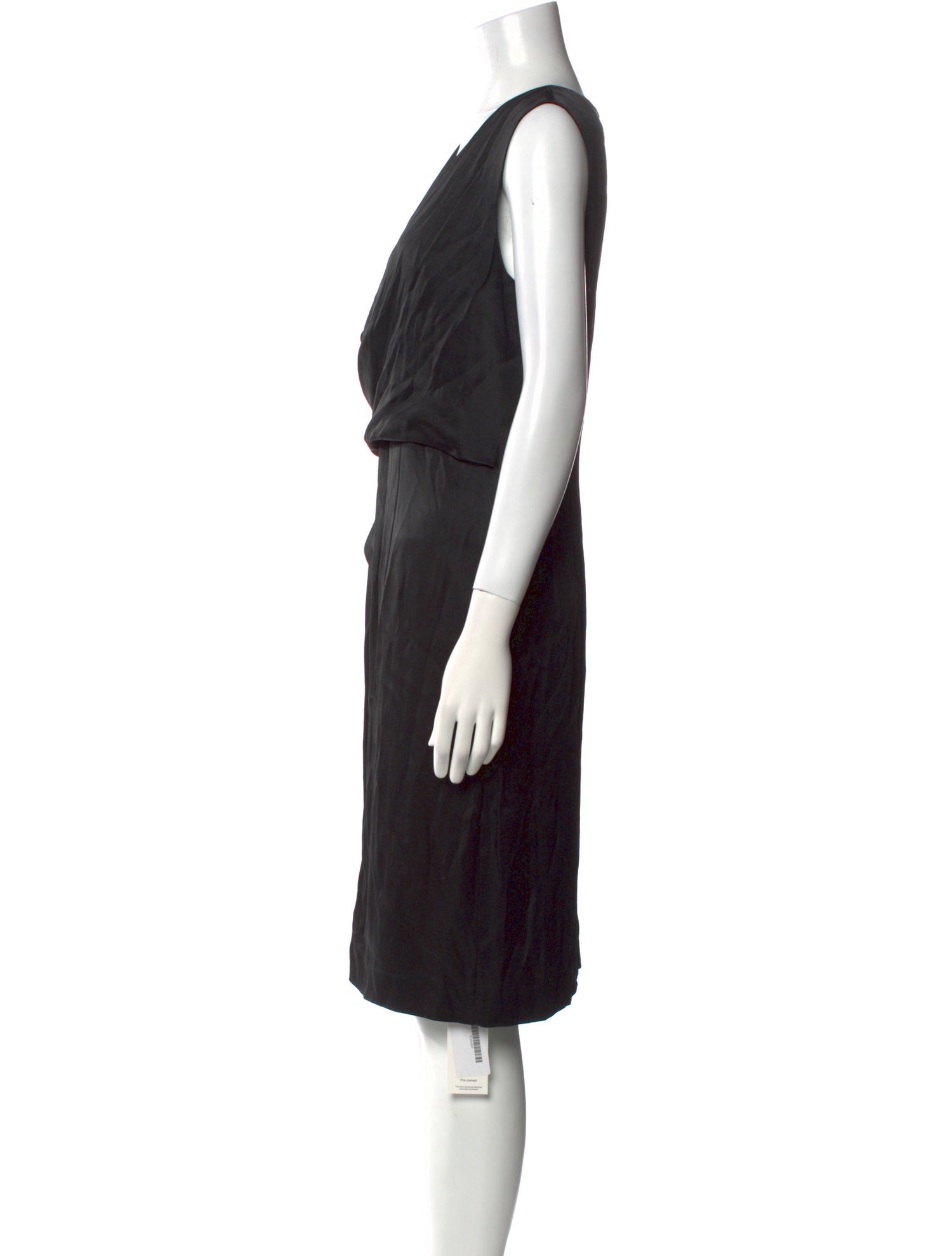 St. John V-Neck Knee-Length Dress