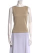 St. John Wool Bateau Neckline Top