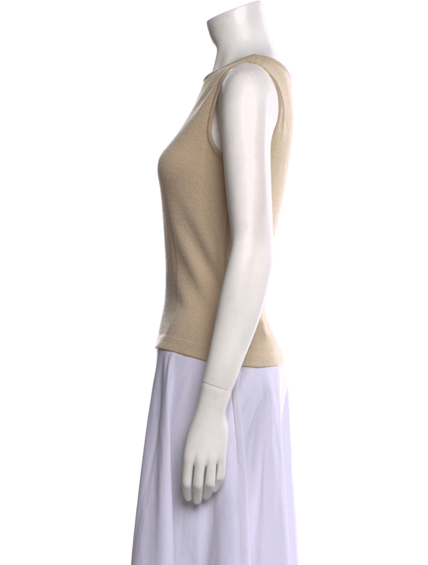 St. John Wool Bateau Neckline Top