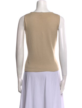 St. John Wool Bateau Neckline Top
