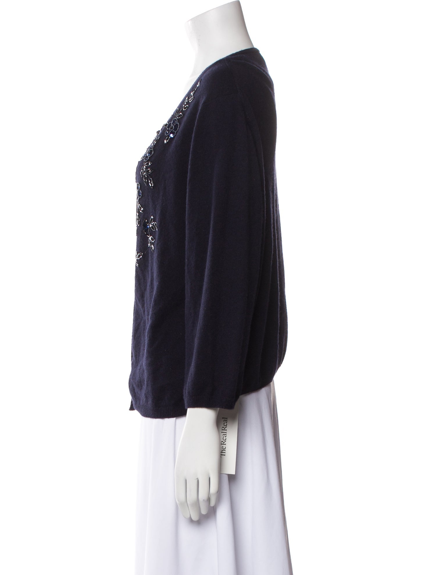 St. John Wool Scoop Neck Sweater