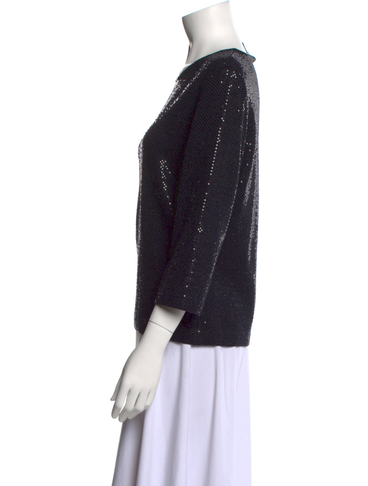 St. John Wool Crew Neck Top