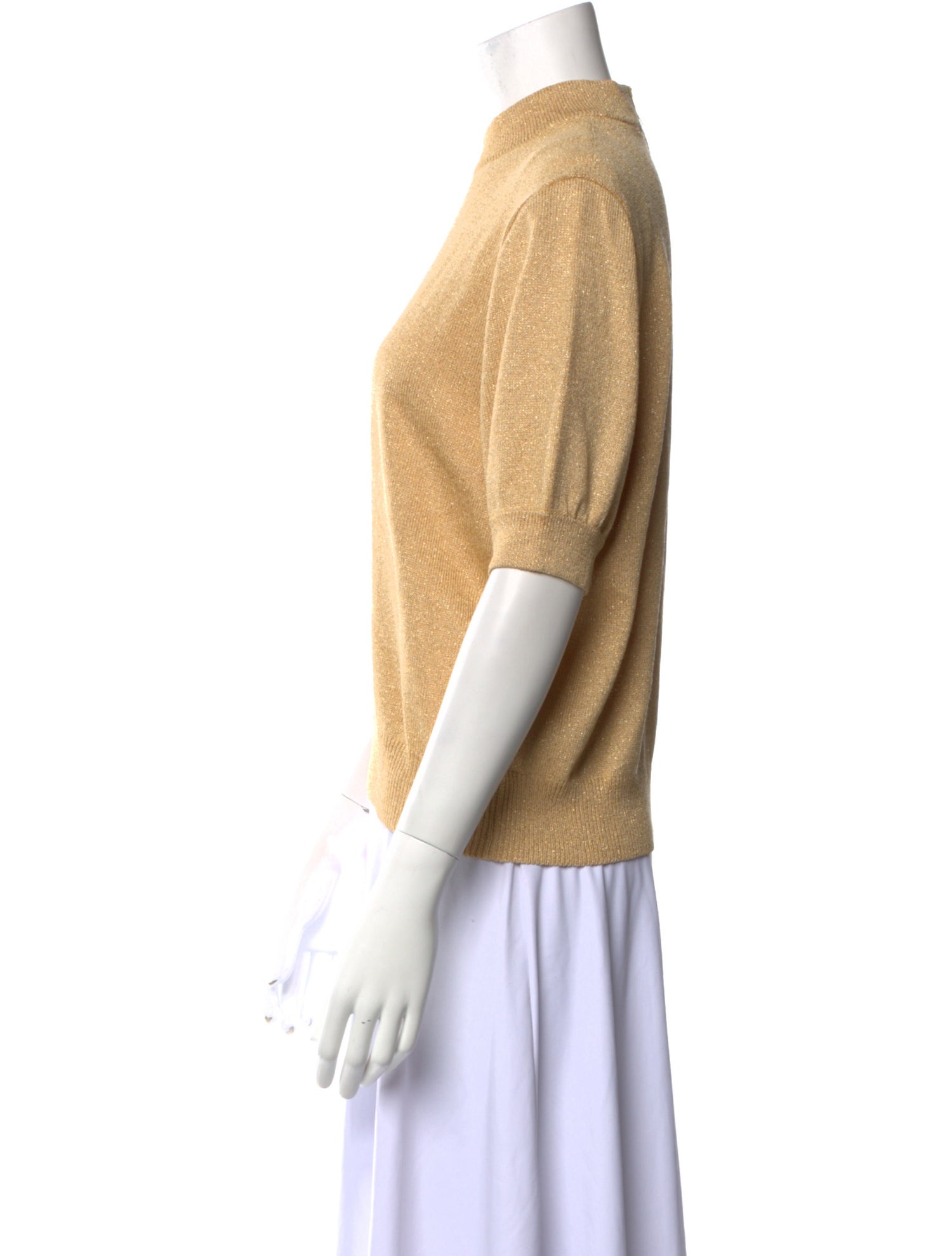 St. John Vintage Mock Neck Sweater